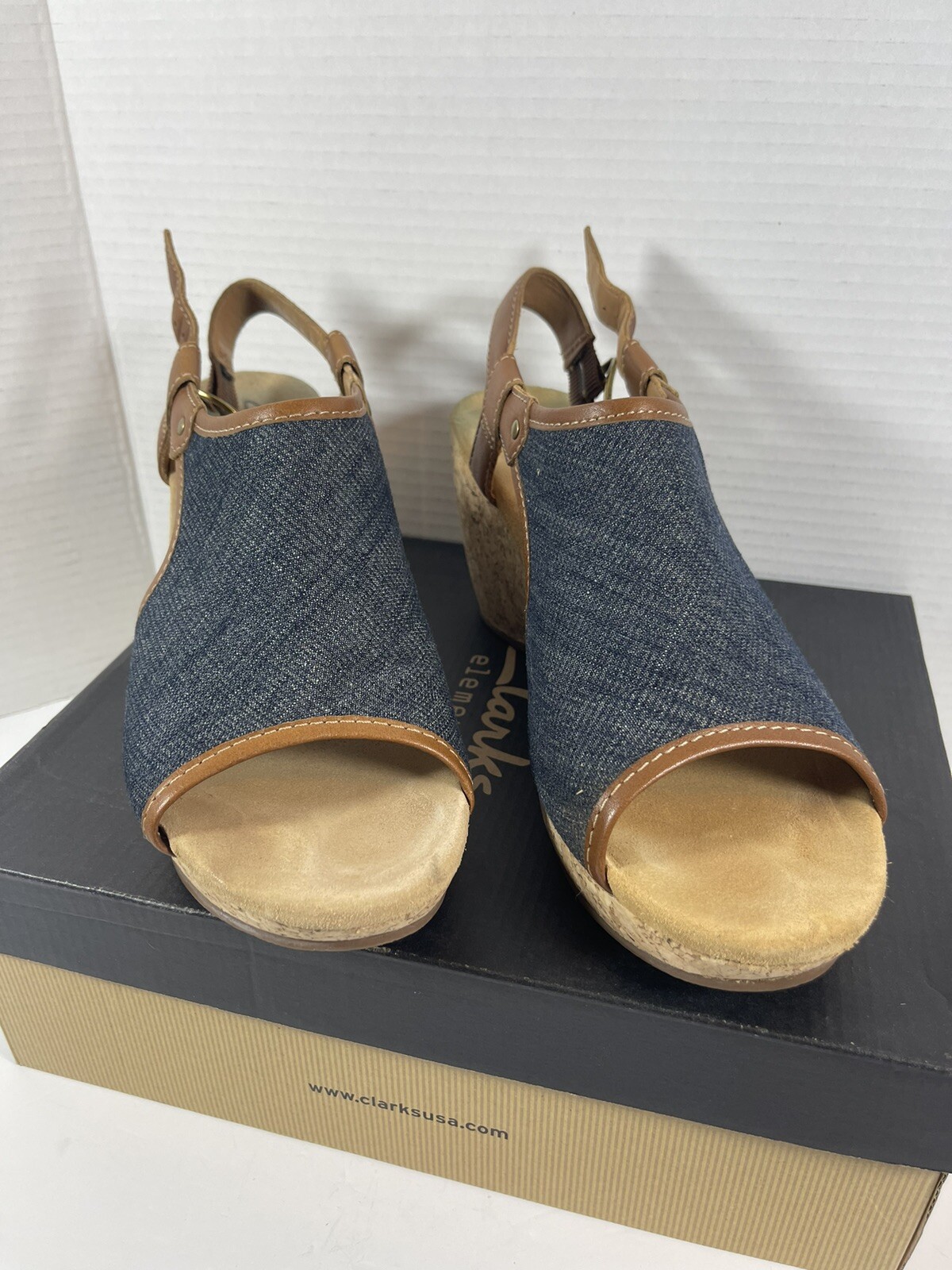 Clarks Elements womans Wedge platform sandals siz… - image 4