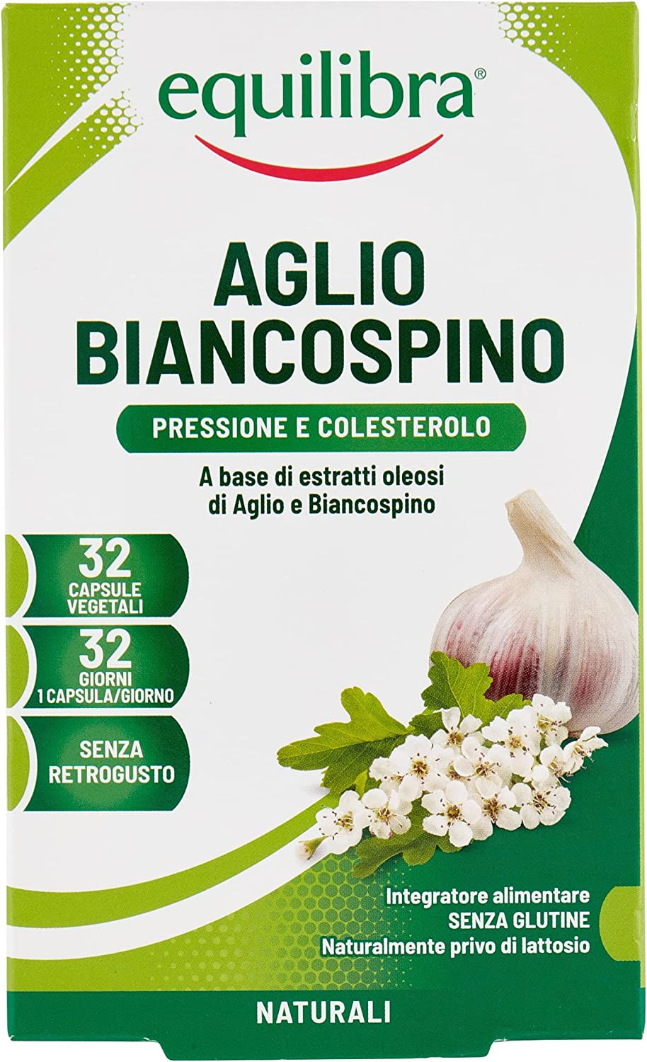 Integratori Alimentari, Aglio E Biancospino, Integratore a Base Di Estratti Oleo