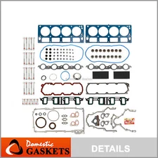 Full Gasket Set Head Bolts Fit 07-14 Chevrolet Cadillac GMC Sierra 6.0 6.2 VIN Y