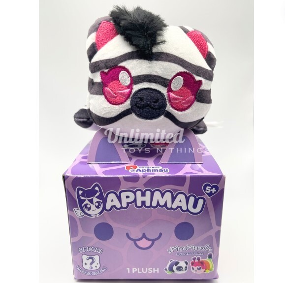 Aphmau MeeMeows Limited Edition Safari Zebra Cat 6 inch