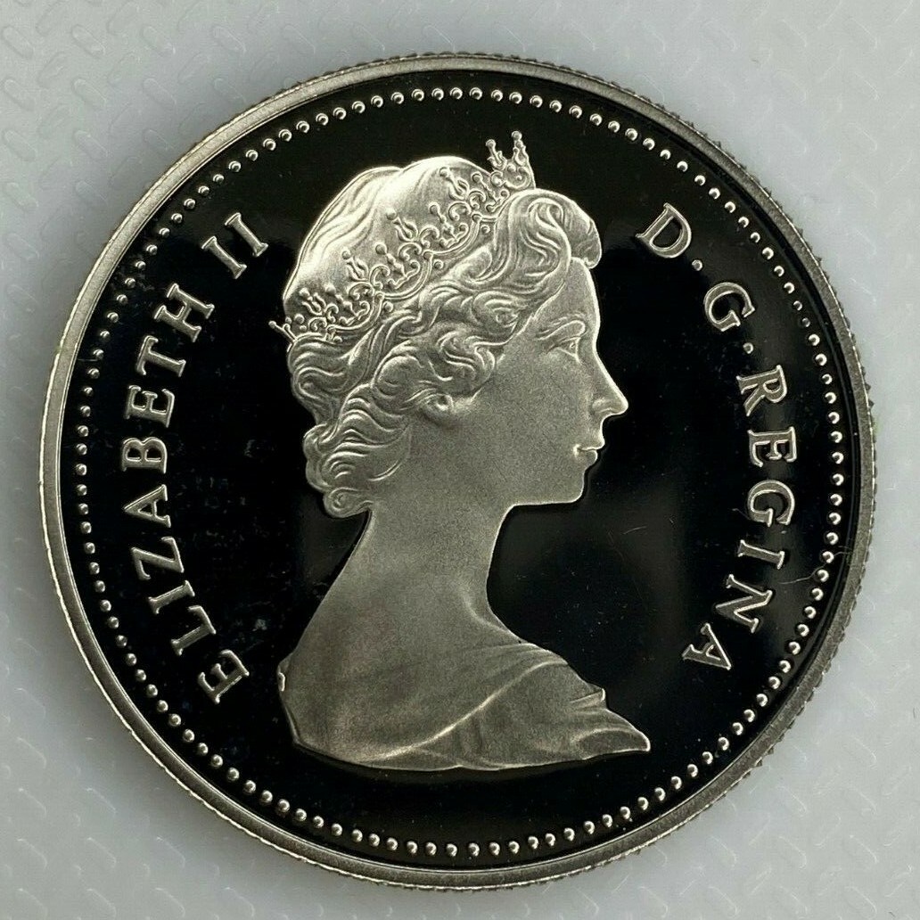 1982 CANADA VOYAGEUR PROOF ONE 1 DOLLAR HEAVY CAMEO COIN | eBay