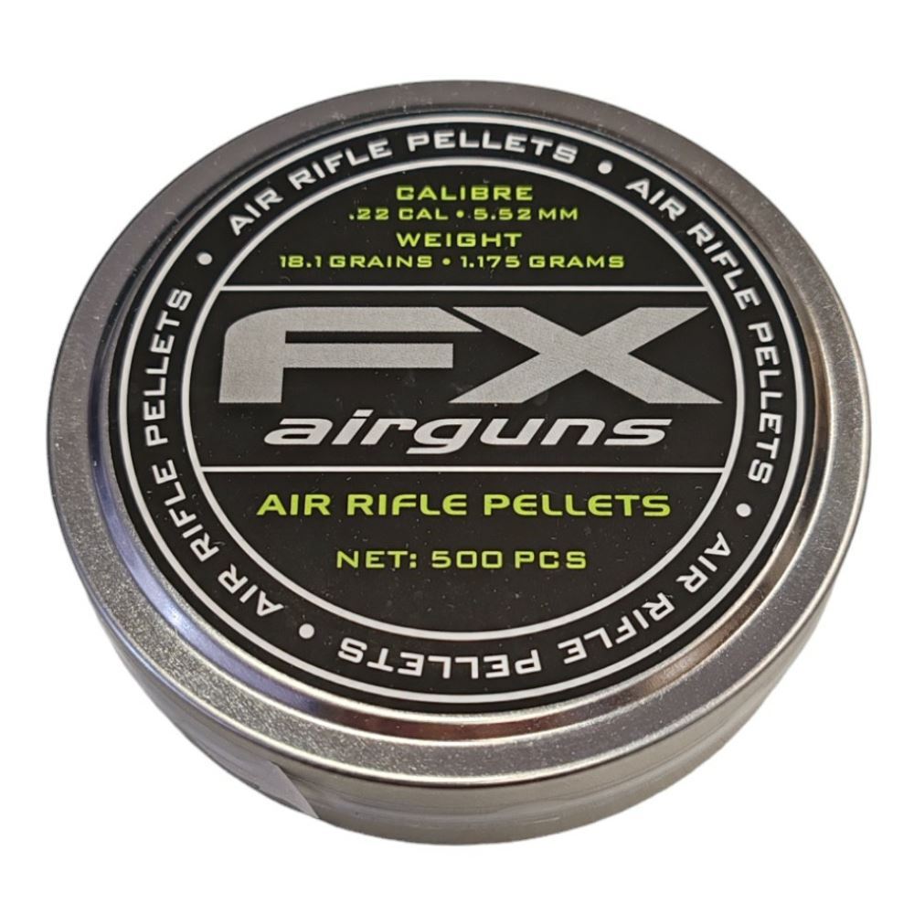 FX Airguns Premiun Pellets .22 5.52mm 18.1gr Tin of 500