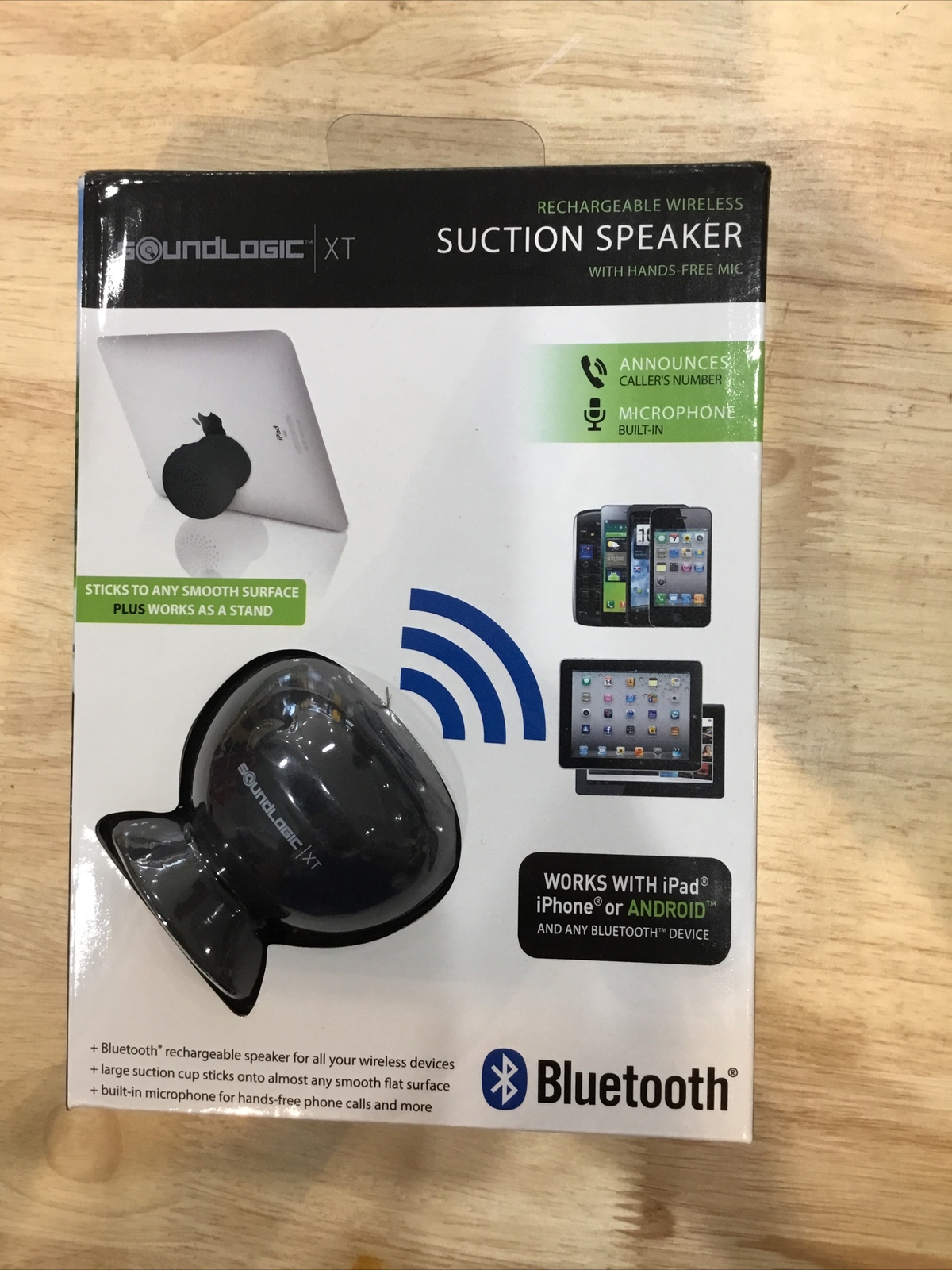 soundlogic suction speaker