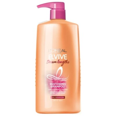 L'Oreal Paris Elvive Dream Lengths Restoring Shampoo Repair Damaged Hair  28oz