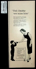 1956 Bell Telephone System Long Distance Calls Mom Dad Vintage Print Ad 36550