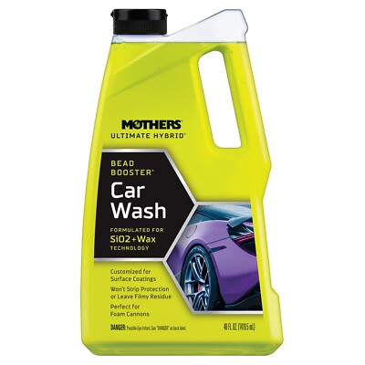 Mothers 05668 Ultimate Hybrid Car Wash Strip Protection Bead Booster SiO2 Tech