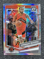 2023-24 Donruss Optic SILVER Prizm Immanuel Quickley Toronto Raptors