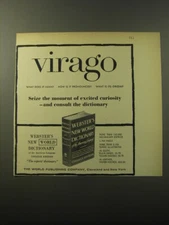 1960 Webster's New World Dictionary Advertisement - Virago