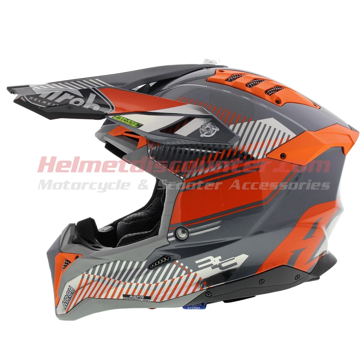 Airoh helmet orange 2025
