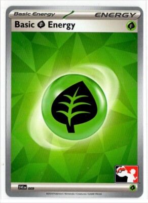 Play! Pokemon Prize Pack 6 Grass Basic Energy SVE009 