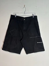 Vintage Meoshe Shorts Baggy Embroidered Jnco Style Mens 34 Made In USA Jj11