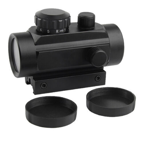 1x40 Red Green Dot Optic Sight Optics Scope 11/20mm Rail Air Rifle Mount - Picture 5 of 11