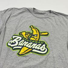 Savannah Bananas Shirt Mens Heather Gray Baseball Graphic Tee T-Shirt Crewneck