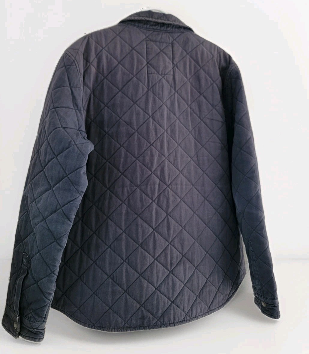 VTG Levi's Jacket Mens XL Blue Diamond Quilted Trucker Work Chore Full Zip thumbnail 6