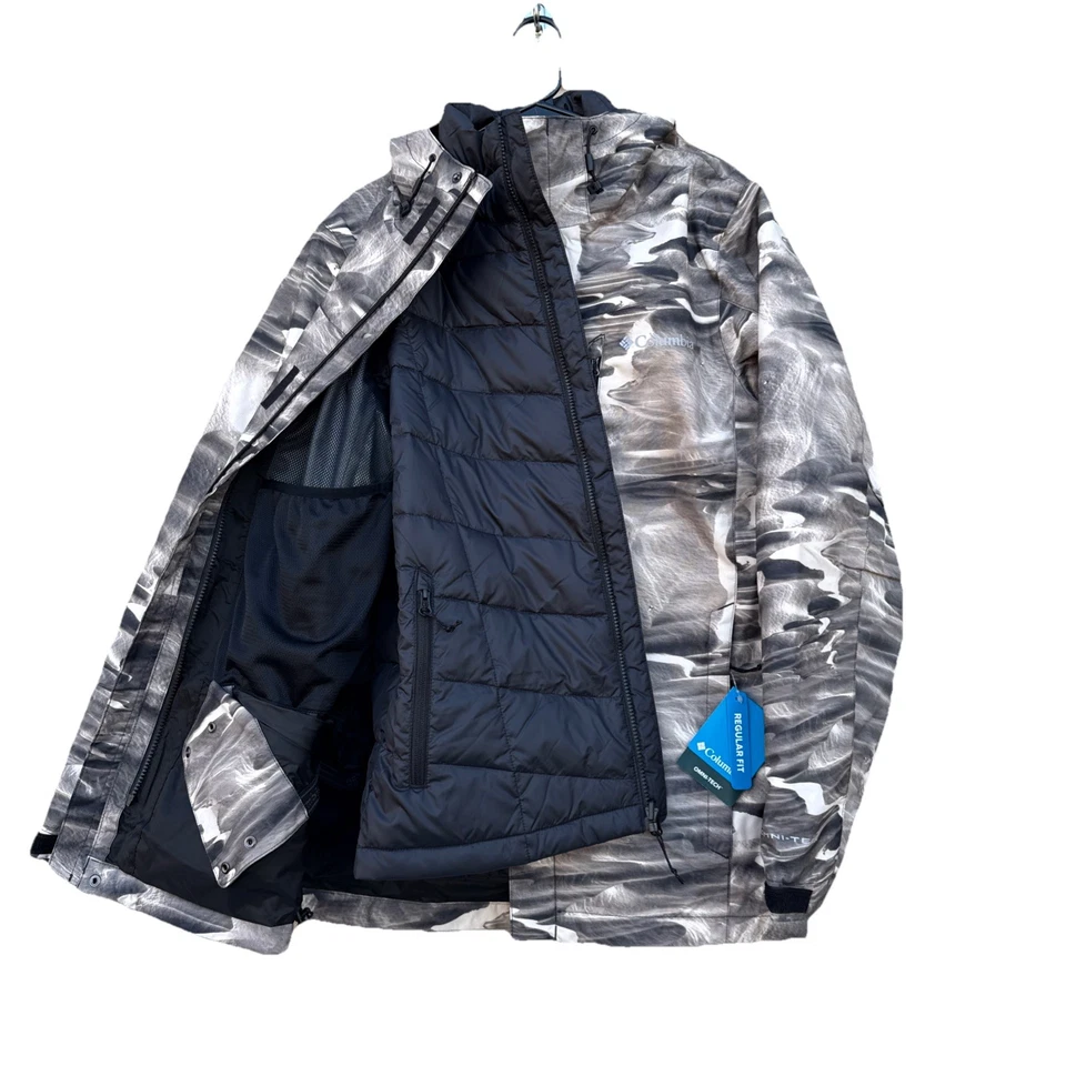 Chaqueta Whirlibird™ V Interchange para hombre nueva con etiquetas $230 talla 3-1 mediana blanca/negra nieve Foto 4 de 4