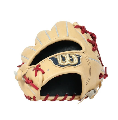 Gant De Baseball Wilson Staff Infield - Taille 11,75 Pouces - Cuir PROSTOCK - Fabriqué Au Japon - Droitier