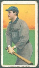 1909 T206 Ed Abbaticchio Piedmont 150 Pittsburgh "Free Shipping"