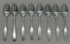 8 Oneida Paul Revere Stainless Satin Teaspoons