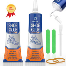 Shoe Glue Sole Repair Kit, 15ML x2 Heavy Duty 15ml x 2, 2 x 15 ML / 0.5 oz