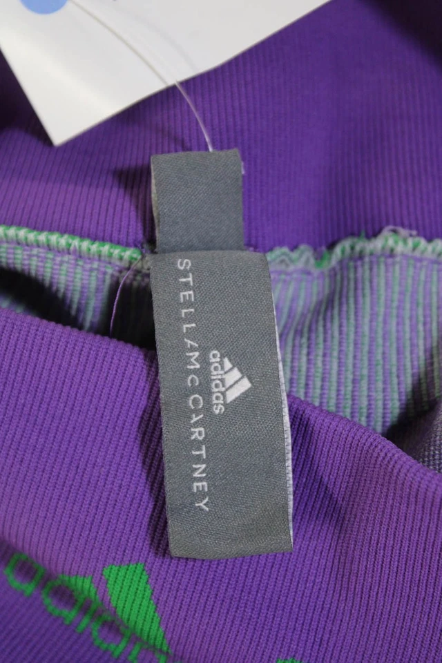 Женские спортивные леггинсы Adidas от Stella McCartney Colorblock фиолетового цвета размер XS - Изображение 4 из 4