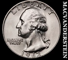 1962-D Washington Quarter- Silver- Choice Gem Brilliant Uncirculated #J4170