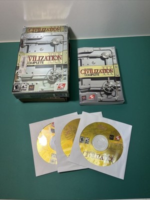 Sid Meier's Civilization III PC Complete Box, With Manual
