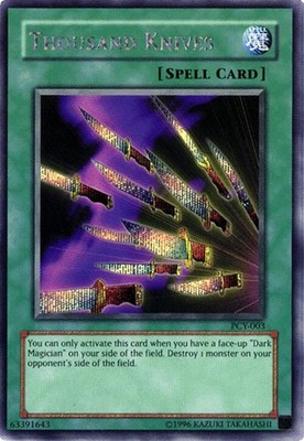 Thousand Knives PCY-003 SEC Power of Chaos: Yugi the Destiny Yu-Gi-Oh Limited HP