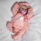 18" Realistic Reborn Baby Dolls Full Body Vinyl Silicone Newborn Girl Doll bath — photo 5