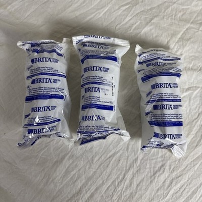 Brita 3 Pack Standard Filter Replacement For All Brita Water Pitchers No Box
