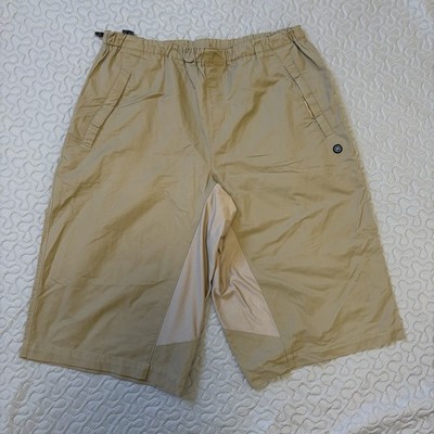 Nike Men s Vintage 3/4 Length Cropped Long Short /size : Xl / Beige