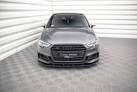 Frontlippe Passend FüR Audi S3 Sportback 8V Fl Roter Kern