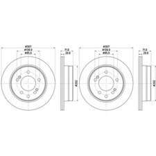 Disque de frein Ssangyong RODIUS