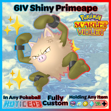 ✨Shiny Primeape 6IV✨ Pokemon Scarlet & Violet  🚀Fast🚀