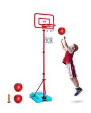 VEVOR Kids Basketball Hoop Height Adjustable Portable Basketball Court for Kids