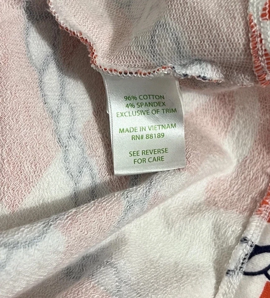 Lilly Pulitzer Booze Cruise Skipper Popover Naranja Pequeño Foto 4 de 4