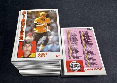 1984 Topps Tiffany Traded Baseball Cards 1-132 (NM) - Complete Your Set