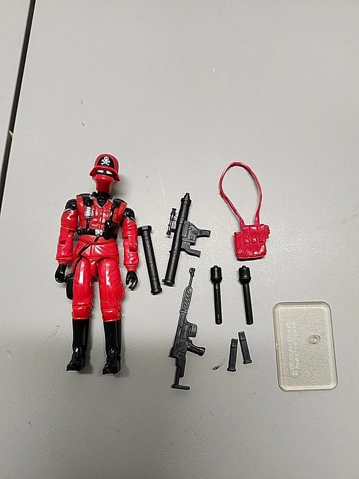 Figura de acción GI Joe Red Shadows Trooper 3,75" 2010 exclusiva de la convención JoeCon Foto 3 de 4