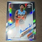 Topps 2022 Chrome Silver OTE Amen Thompson Autograph Rookie (On Card Blue Ink)