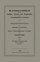 Arthur Tigerstedt | Ueber Die Einwirkung Von Alkoholischem Kali Auf Die...