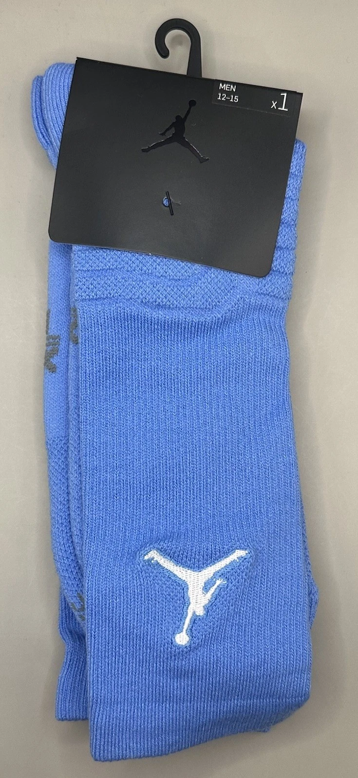 Nike Air Jordan Dri-Fit Crew Socks Light Blue Men’s Size XL (12-15)
