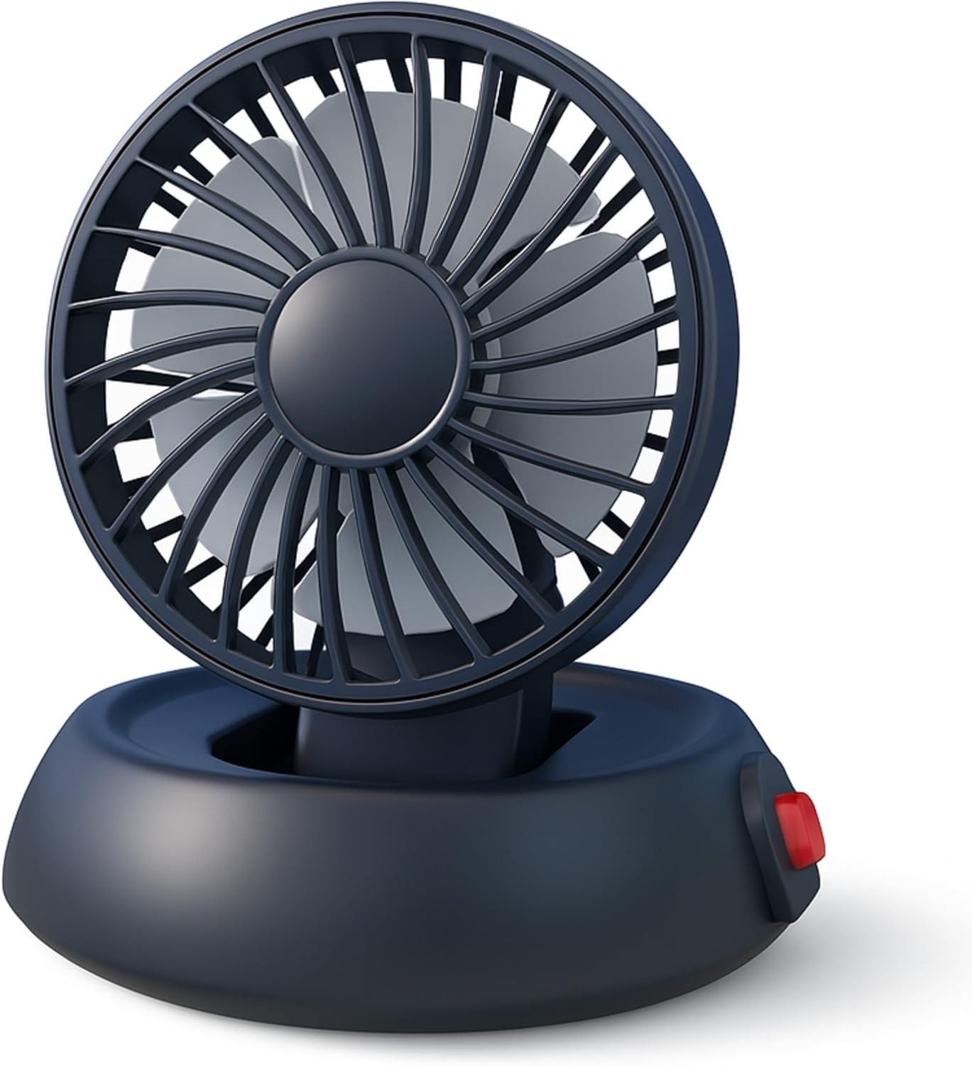 RigWig Portable USB Car Fan for Dashboard – Adjustable 5V Cooling Air circulator
