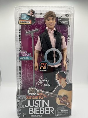 NEW Justin Bieber JB Collection Singing Boyfriend Doll SEALED