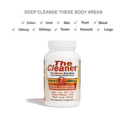 CENTURY SYSTEMS THE CLEANER  DETOX Women's 7 Day Formula 52 Capsules 13 Servings
