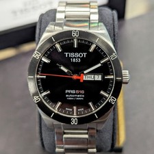 TISSOT PRS516 Automatic Watch T044430A 42mm 25 Jewels Swiss S.S. Wristwatch Box