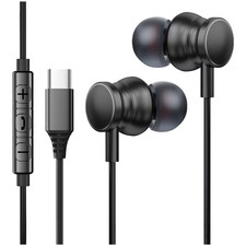 1,2 m kabelgebundene Kopfhörer mit Mikrofon Dual Port 3,5 mm und Typ-C für Sma – Bild 9