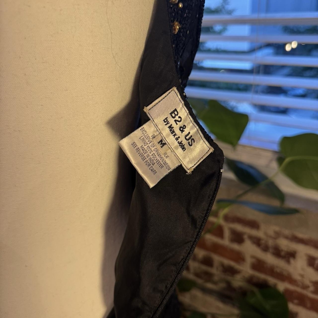 Vintage Women’s B2 & US By Mark & John Silk Beaded Midi Dress, Size M