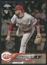 2018 Topps Chrome #110 Jackson Stephens RC Cincinnati Reds 47689