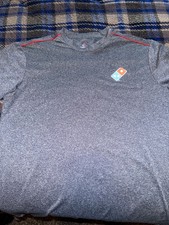 Dominos Gear Polo Shirt Mens Dominos Pizza Employee Uniform Polyester Stretch