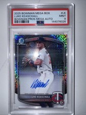 2025 Bowman -Chrome Prospect Mega Box Autographs Luke Keaschall #BMA-LK PSA 9