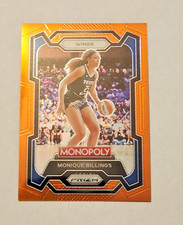 Monique Billings Orange Prizm #'d /124 ( 2024 WNBA Prizm Monopoly #19 Fever SP )